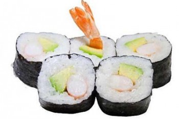 Product Image Garnelen Sushi Handgerollt